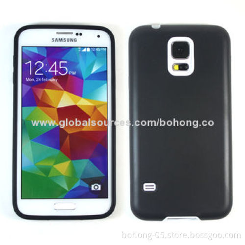 Matte TPU + PC 2-in-1 Cases for Samsung S5, different colors available, 500 pieces MOQ each color